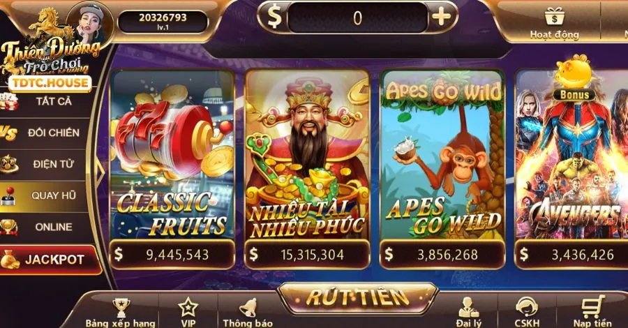 Slot game và nổ hũ 98win01